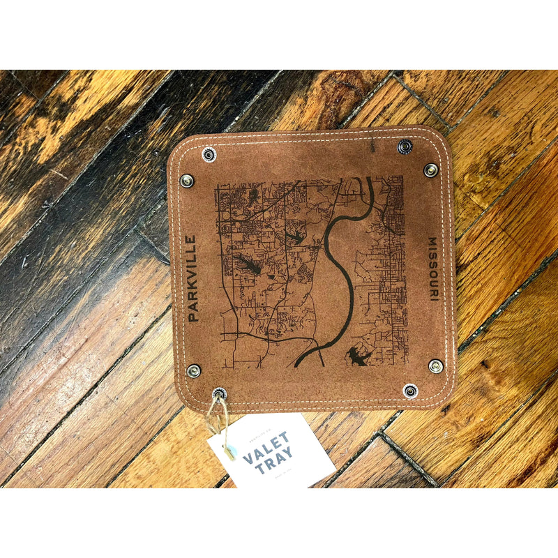 Parkville Leather Valet Tray.