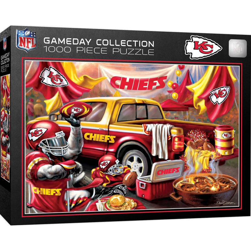 Kansas City Chiefs NFL Gameday 1000pc Jigsaw Puzzle.