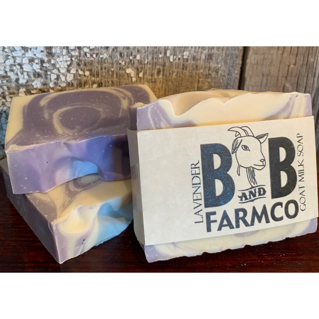 Lavender Goat Milk Soap-B & B Farm Soap Company.