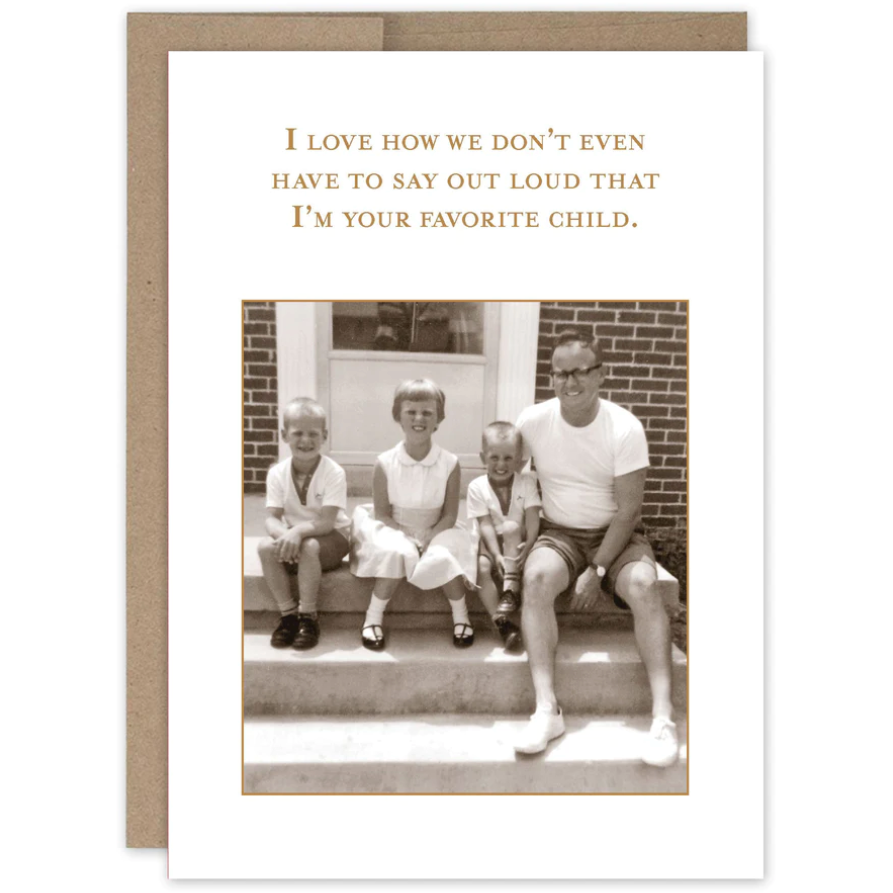 Favorite Child Birthday Card