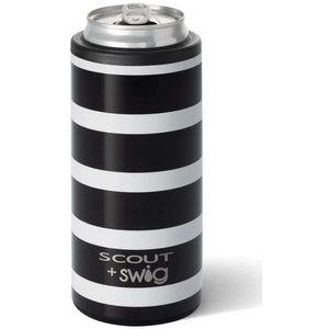 Fleetwood Black Skinny Can Cooler
