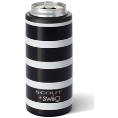 Fleetwood Black Skinny Can Cooler