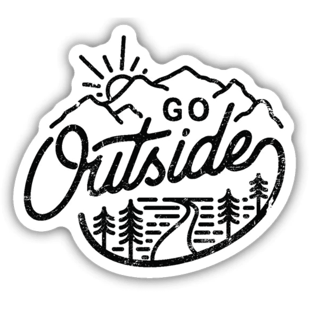 Go Outside Sticker.