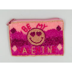 Be My Valentine Beaded Coin Purse.