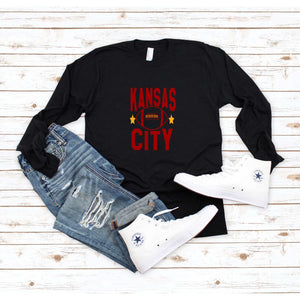 Kansas City Football  Long Sleeve Shirt.