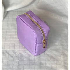 Lilac Mini Nylon Cosmetic Bag