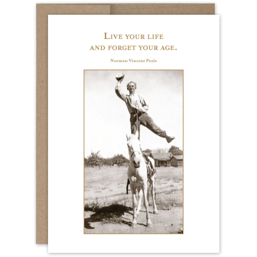 Live your live Birthday Card