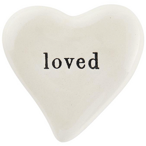 Loved Ceramic Heart