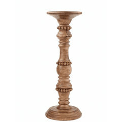 Tall Beaded Candlestick