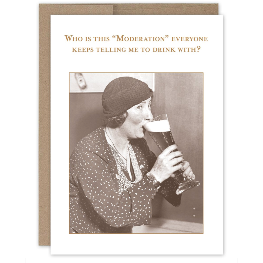 Moderation Birthday Card SM705.