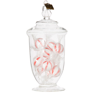 Peppermint Candy Jar Ornament