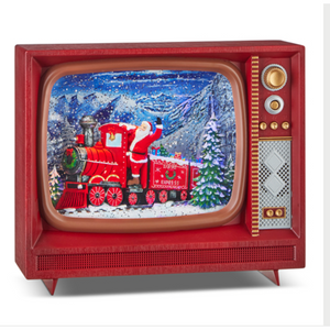 Santa Express Musical Lighted Water TV