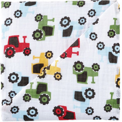Tractor Swaddle Blanket