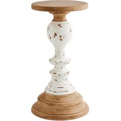 Two Tone Rustic Candlestick.