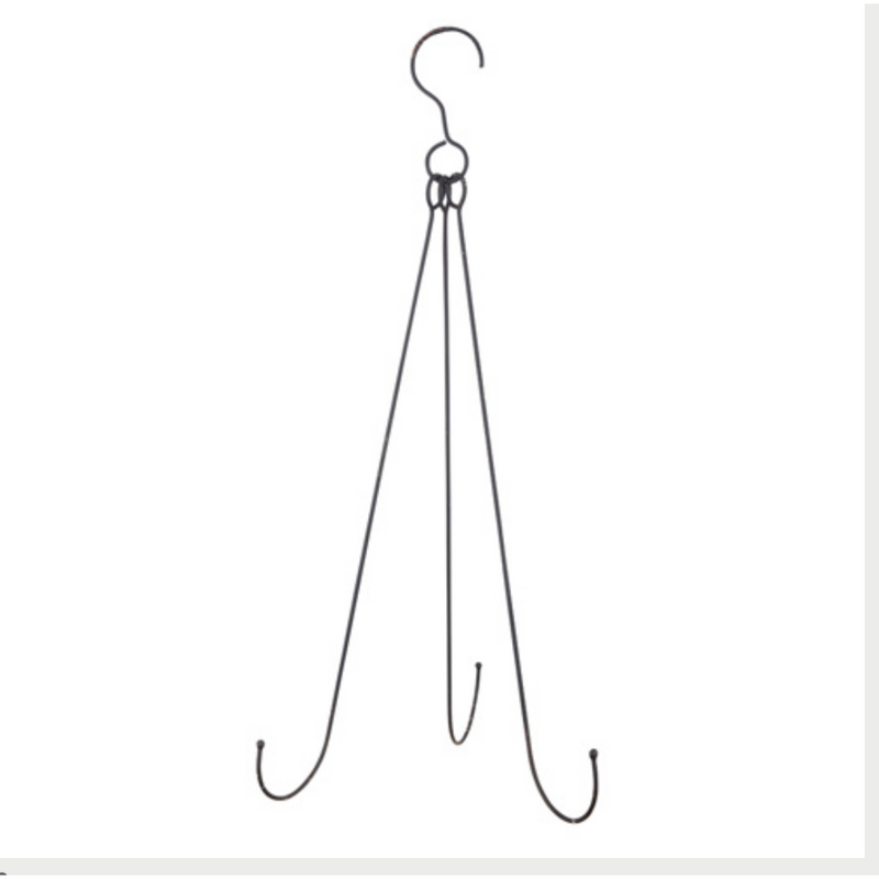 Black Wreath Hanger.