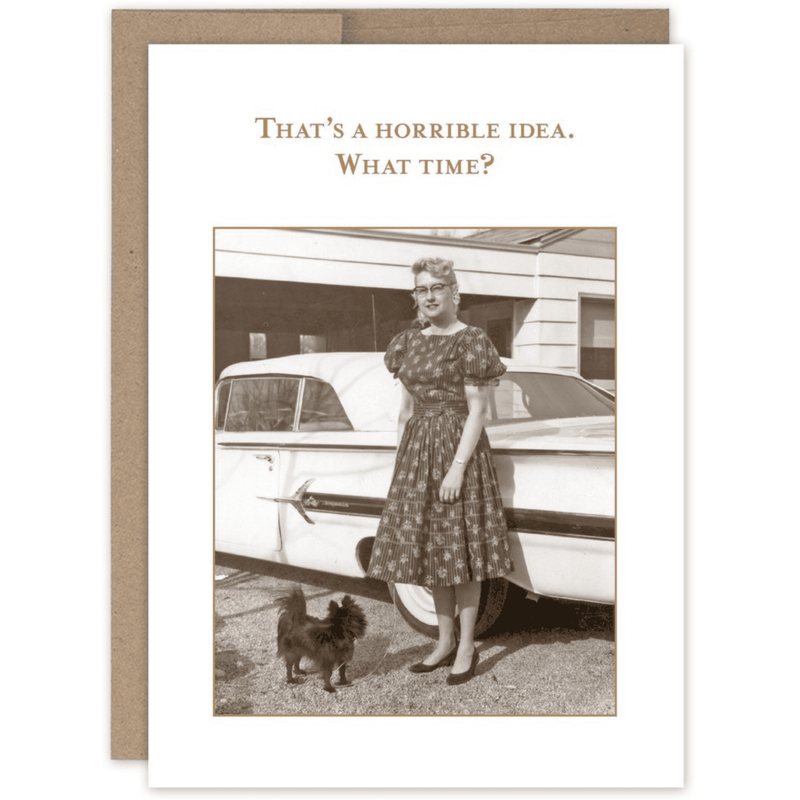 That's a Horrible Idea, What Time?  SM623.