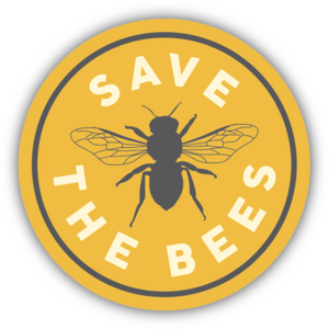 Save the Bees Sticker.