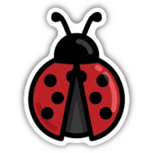 Lady Bug Sticker.