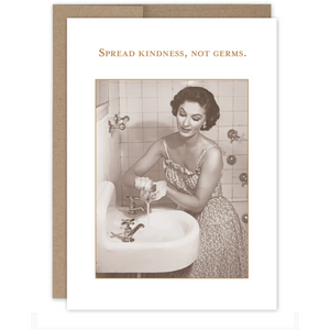 Spread Kindness, Not Germs Greeting Card SM702.
