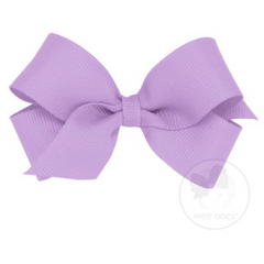 Medium  Solid Grosgrain Bow - Light Orchid.