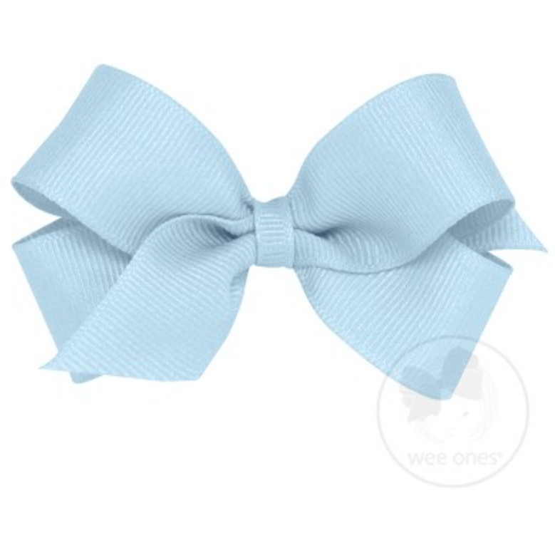 Medium Solid Grosgrain Bow - Millennium Blue.