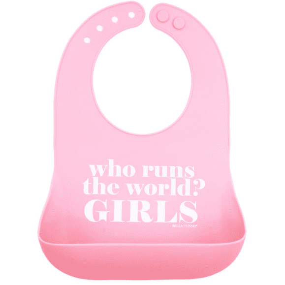 Who Runs the World Wonder Bib.
