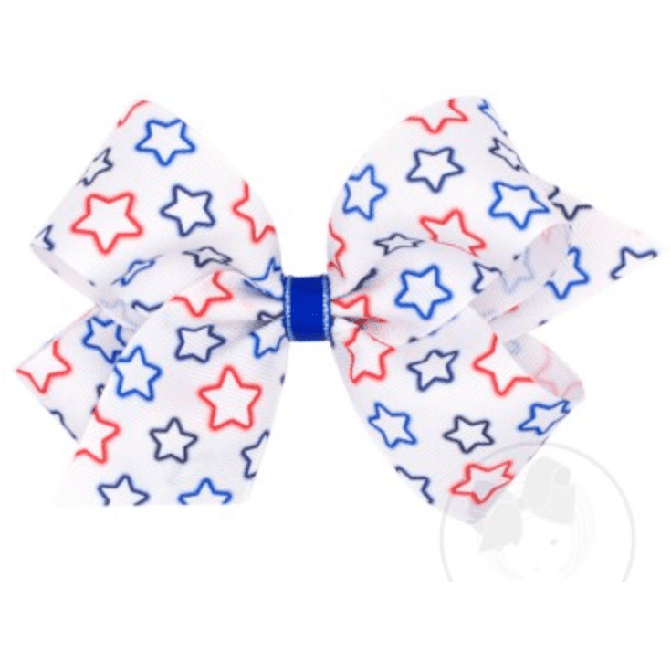 Medium Patriotic Stars Bow.