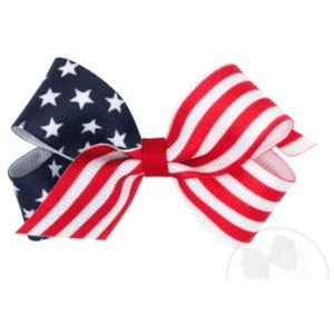 Mini Patriotic Stars & Stripes Bow.