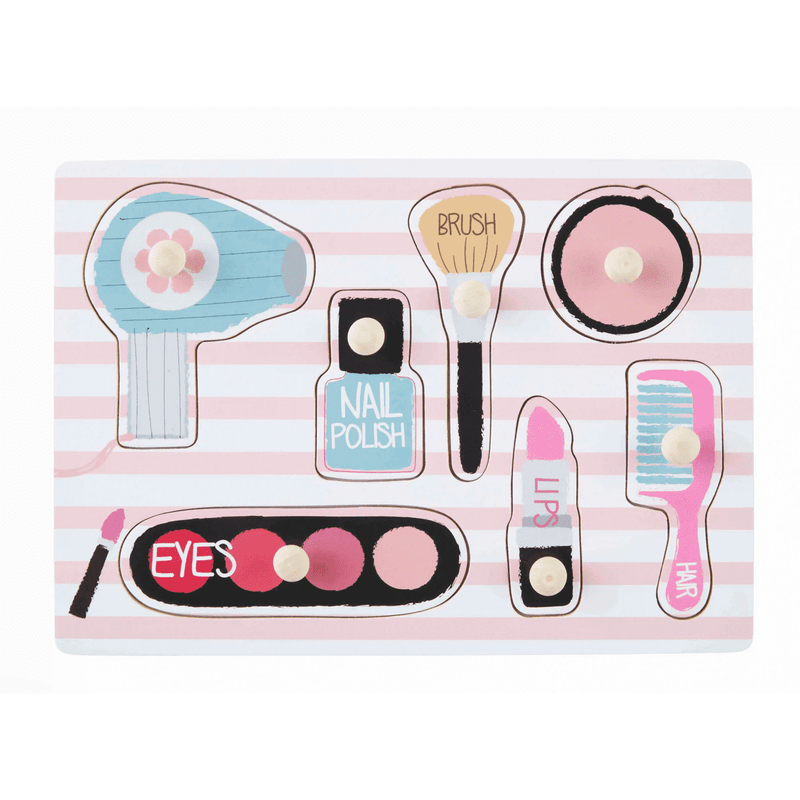 Makeup Knob Wood Puzzle.