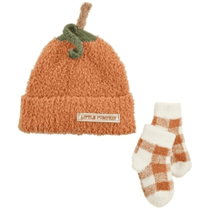 Pumpkin Hat & Sock Set.