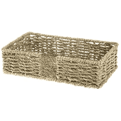 Seagrass Guest Towel Caddy.