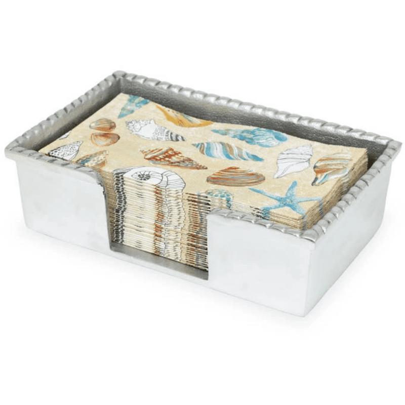 Rope Edge Guest Towel Caddy.