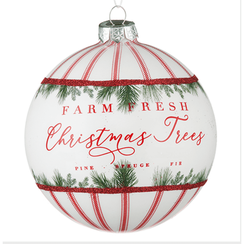 Farm Fresh Christmas Trees Ornament.