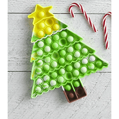 Christmas Tree Silicone Popper.