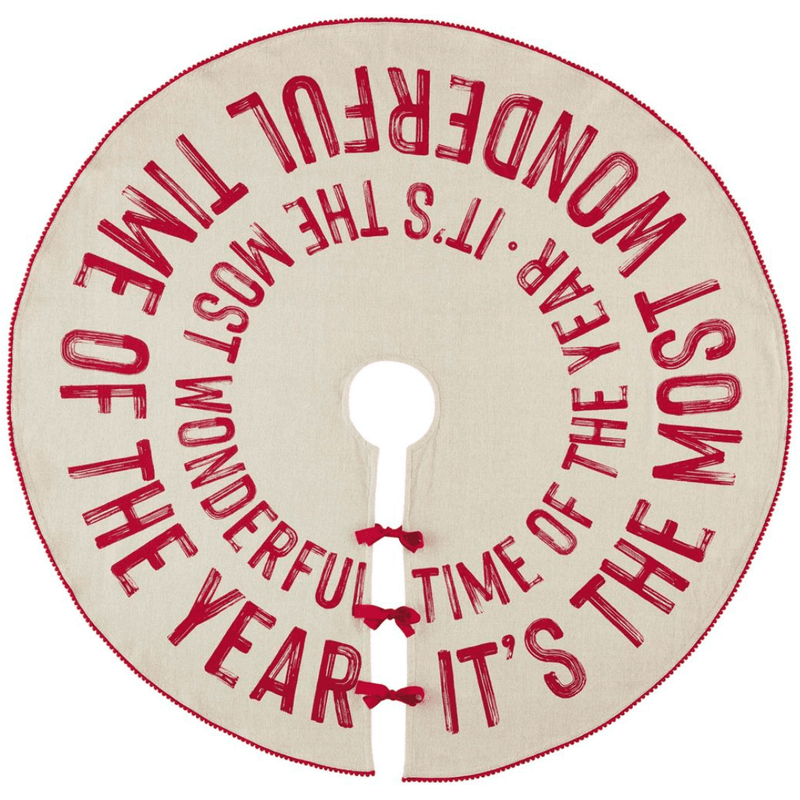 Wonderful Time Tree Skirt.