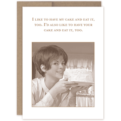 Have my Cake Greeting Card SM746.