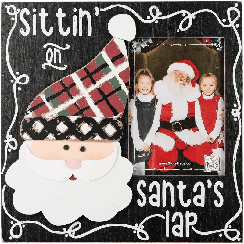 Sittin on Santa's Lap Frame.