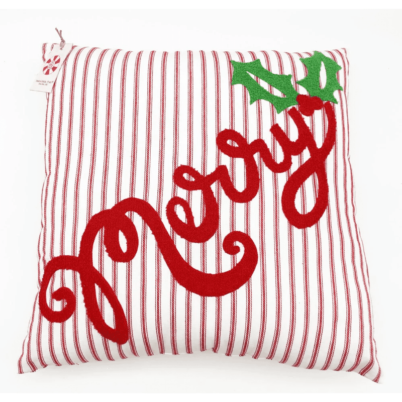 Merry Ticking Pillow.