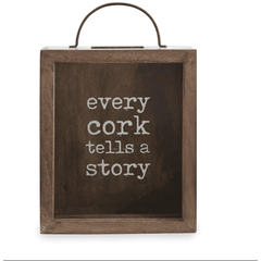 Every Cork Tells a Story Wine Box.
