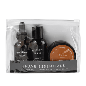 Mixture Man Shave Essentials Gift Set in Cobalt.