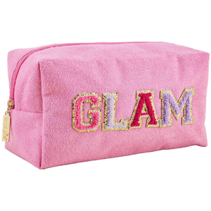 Pink Terrycloth Pouch