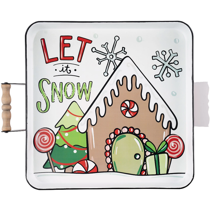 Let it Snow Tray.