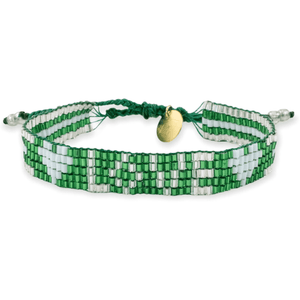Emerald Love Bead Bracelet.
