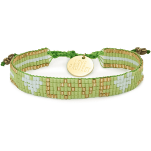 Lime Love Bead  Bracelet.