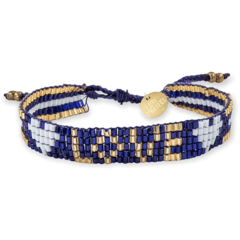 Sapphire Love Bead Bracelet.