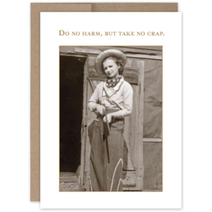 Do no harm Birthday Card SM546.