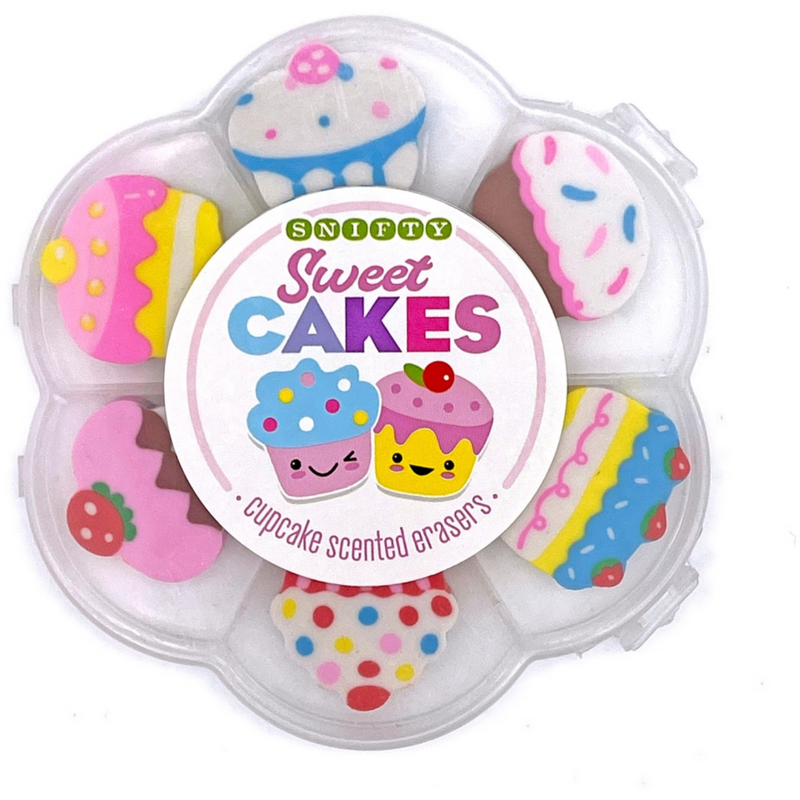 Sweet Cakes Scented Erasers