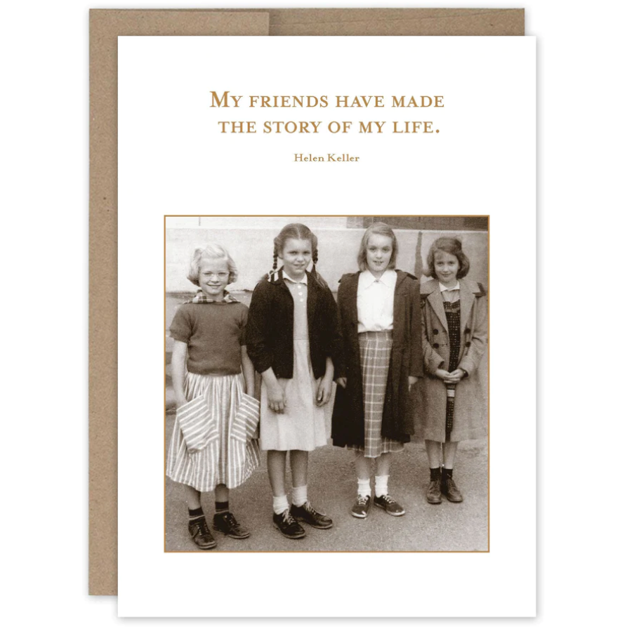 The Story of my life Friendship card