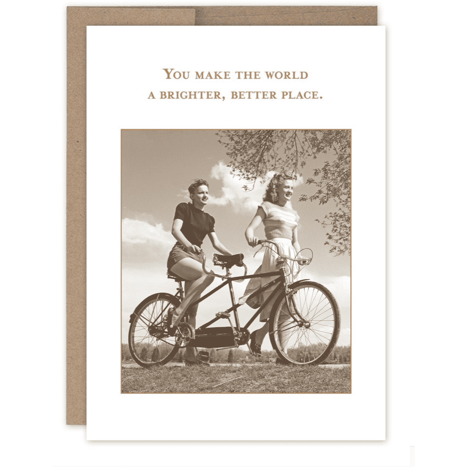 A Brighter Place Thank you card SM719 - White Farmhouse Flowers