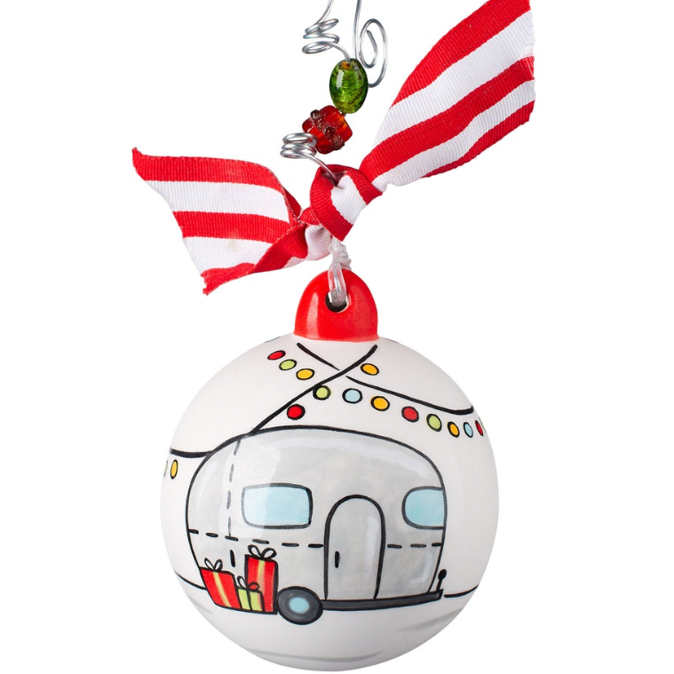 Airstream Camper Ornament.